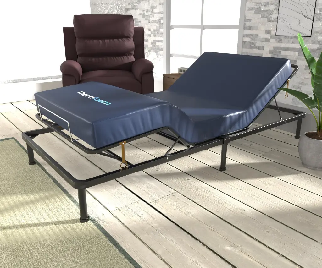 Colchón con Memory y Hd Foam Antiescaras Therafoam