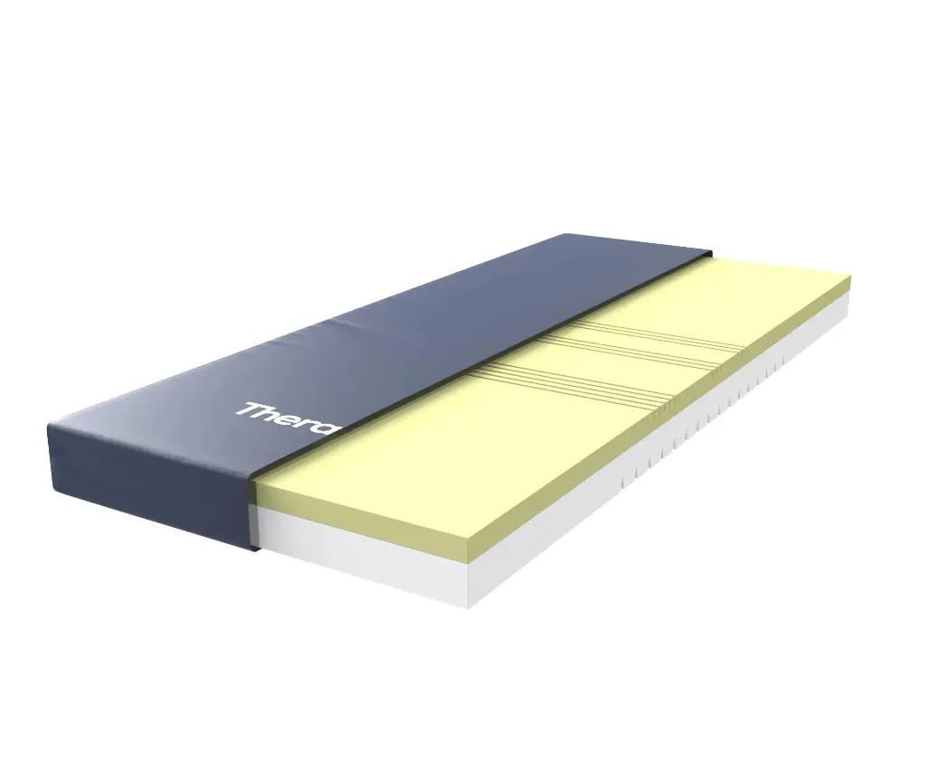 Colchón con Memory y Hd Foam Antiescaras Therafoam