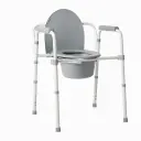 Silla WC 3 en 1 Plegable – Baño Portátil, Alza WC y Marco de Seguridad
