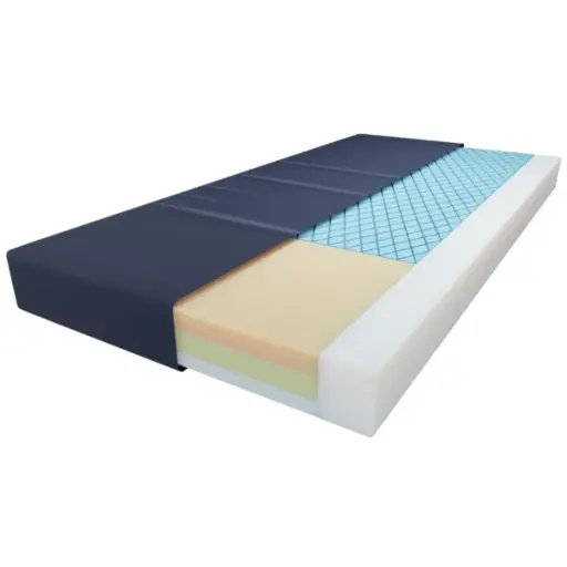 [TM425] Colchón Antiescaras Multifoam Cuatro Espumas con Talonera Antiescaras 