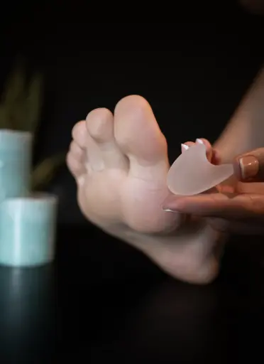 Separador y enderezador de gel para dedos superpuestos